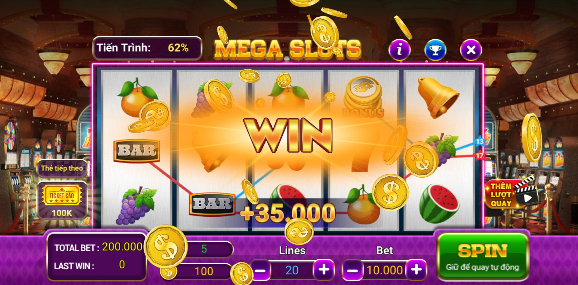 Hình ảnh trò chơi slot game với biểu tượng jackpot lớn tại new88.com